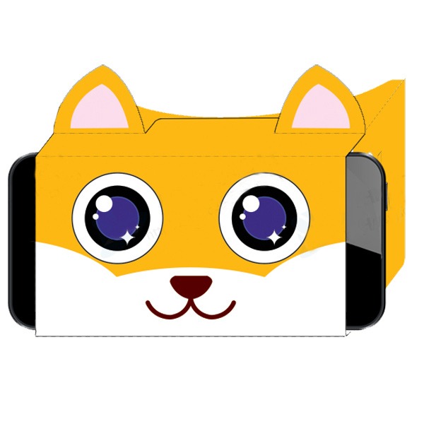 강아지 VR 카드보드 만들기(코팅부,5명1세트)